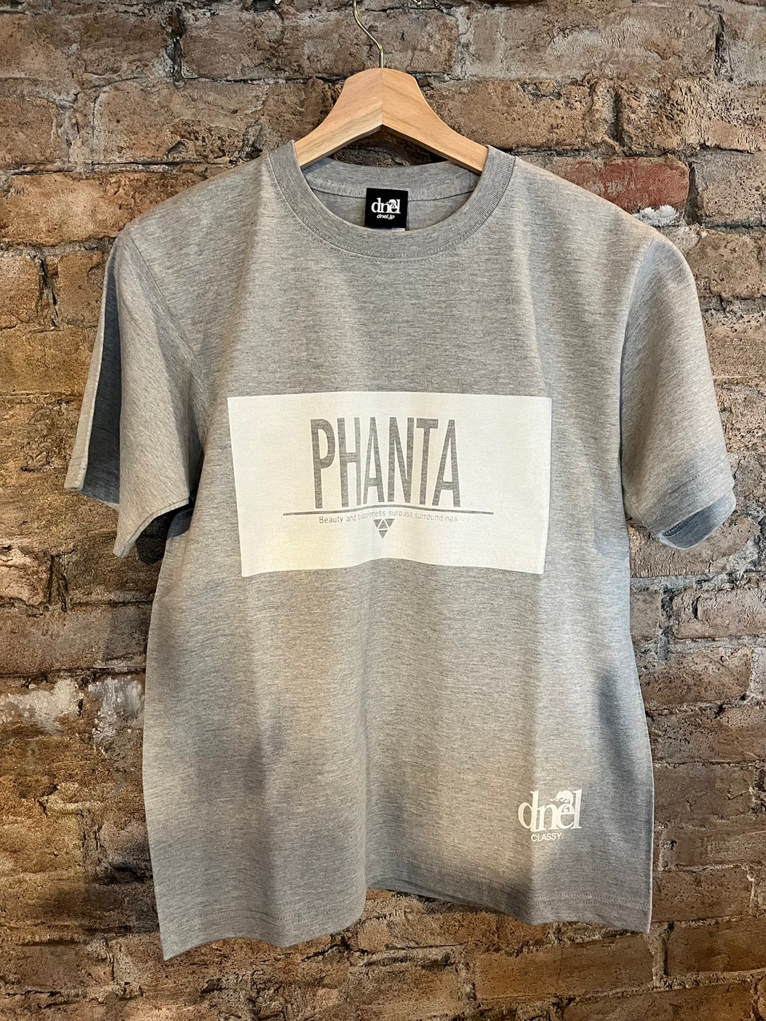 グレーTシャツ ロゴTシャツ